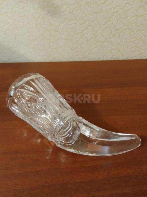 Чайник заварочный новый + 5 кружек-150 руб.,хрустальный рог (СССР) 15 см длина-150 руб. - Орск