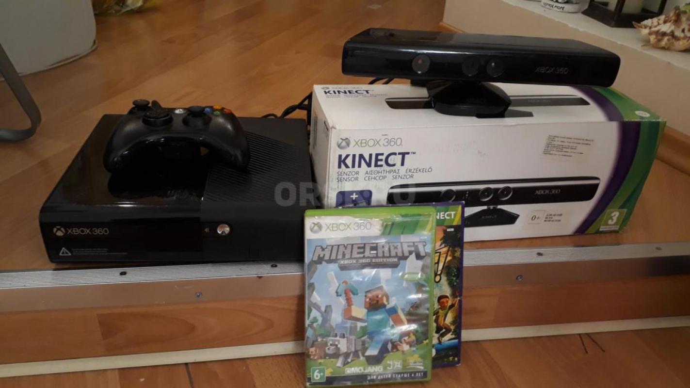 Игровая приставка Xbox 360e 500 g  в хорошем состоянии,  не вскрывалась, не прошитая, в комплекте ки - Орск