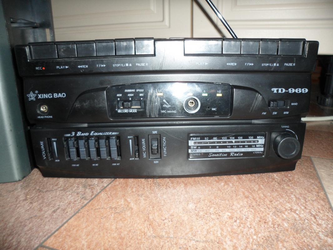 Двухкассетная магнитола XING BAO, модель TD-969. - Новотроицк