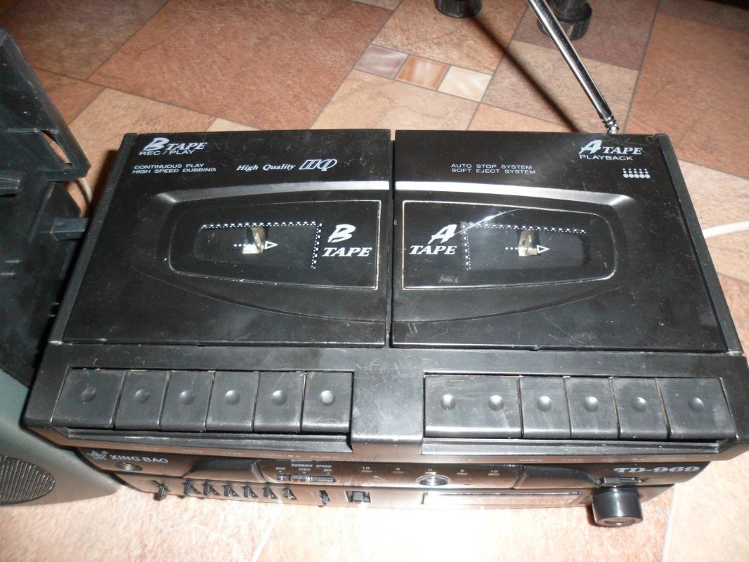 Двухкассетная магнитола XING BAO, модель TD-969. - Новотроицк