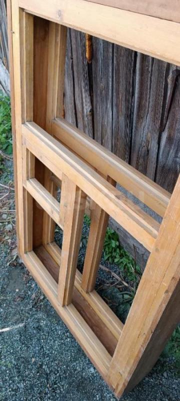 Продам деревянный оконный блок 1270*870*180 мм. - Орск