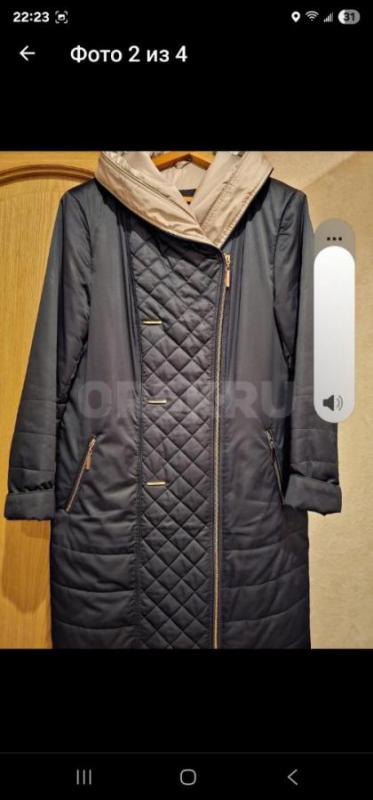 Пальто осеннее хорошего качества,в очень хорошем состоянии,54 размер - Орск
