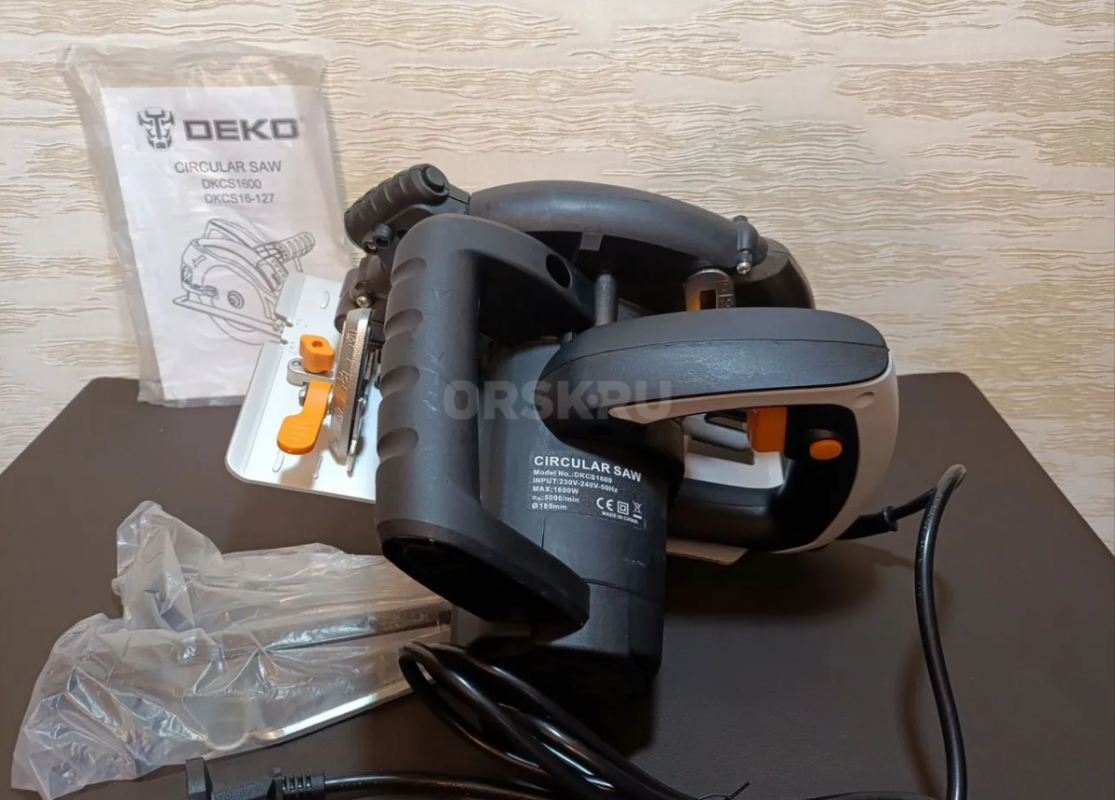 Пила дисковая DEKO 1600 Вт 185mm

Название бренда: DEKO
Номер модели: DKCS1600
Происхождение: Ки - Орск