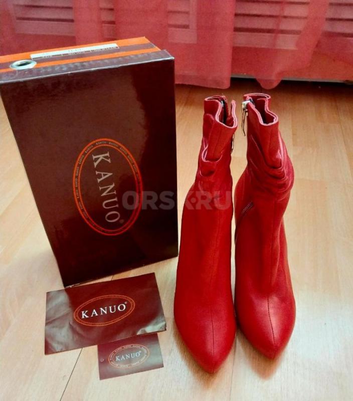 Новые полусапожки женские, натуральная кожа, скрытая платформа за 3990 руб.!!! - Орск