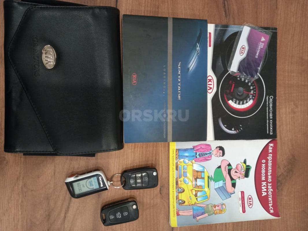 Кия Спортейдж 3 2013 год Я хозяин Полн привод Комплектация Комфорт Без дтп Зимняя на дисках 
Автоза - Орск