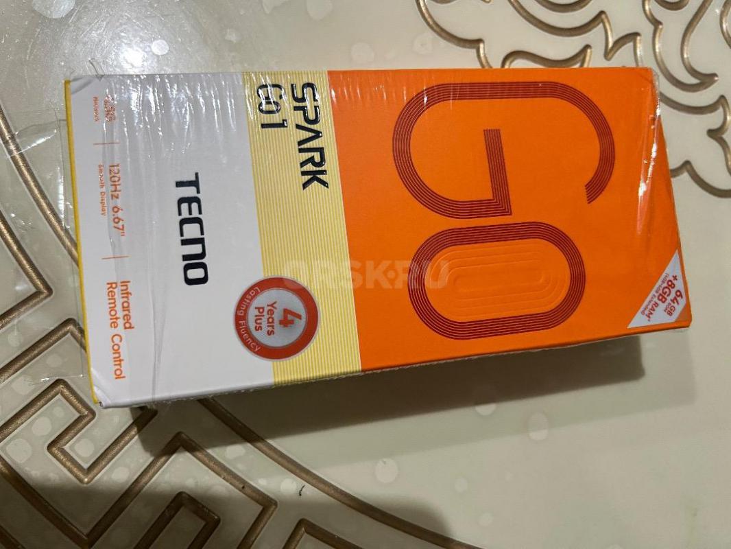 Продам С Большим Ярким Экраном Tecno SPARK GO 1  Золотистый. - Орск