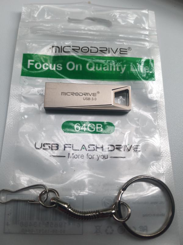 USB флеш диск 64Gb, металлический корпус, интерфейс USB 3.0, новый в упаковке. - Новотроицк