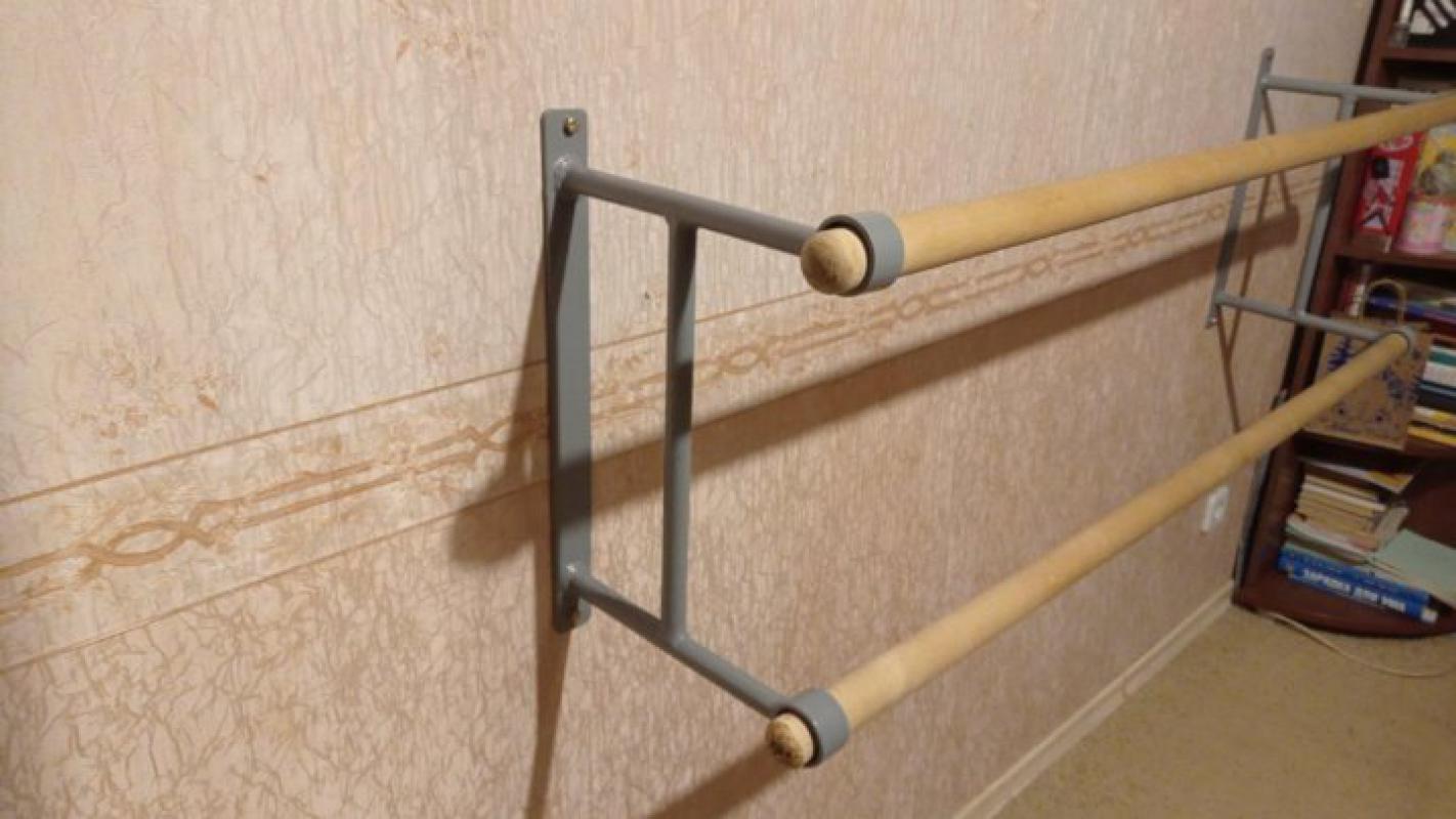 Балетный станок двухрядный настенный. - Орск