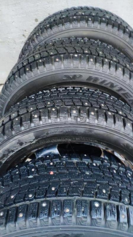 Продам зимнюю резину 205/55/R16,на дисках,грыж нет,разболтовка 4/100. - Гай