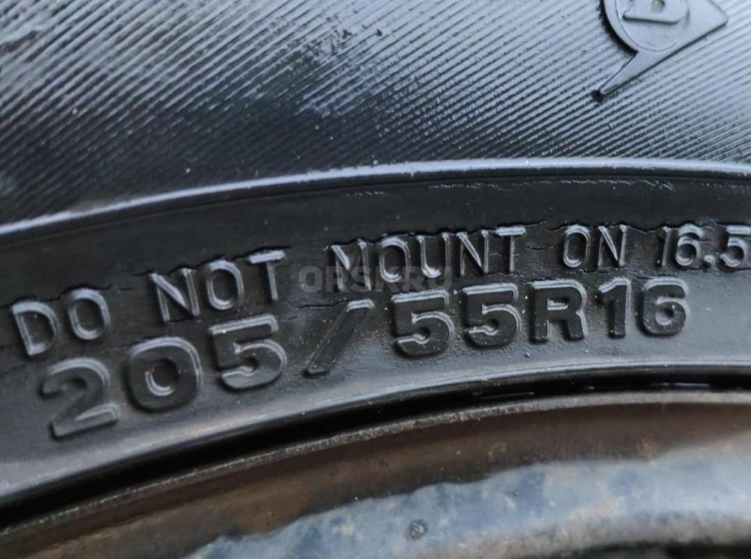 Продам зимнюю резину 205/55/R16,на дисках,грыж нет,разболтовка 4/100. - Гай