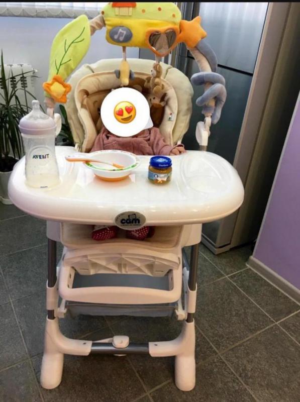 Продаётся стульчик для кормления Cam lstante производства Италия, б/у в очень хорошем состоянии. - Новотроицк