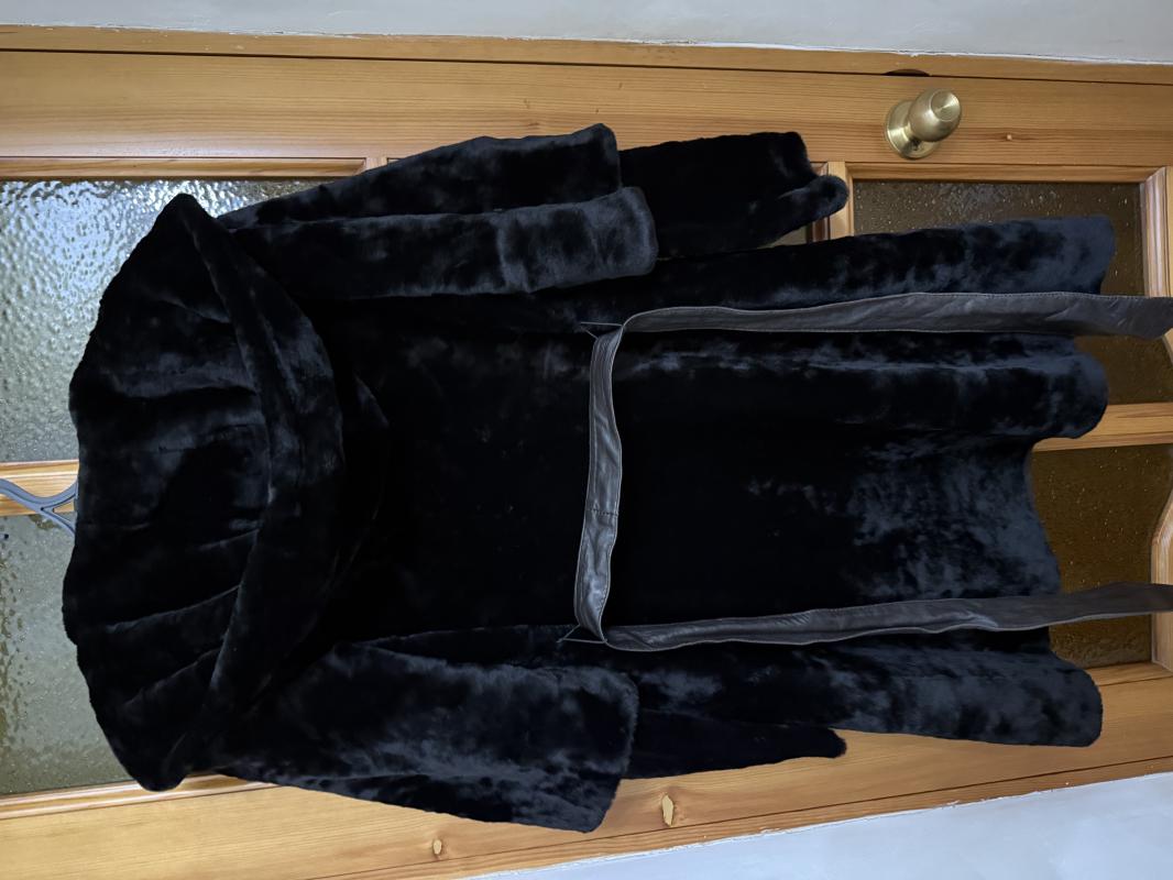 Шуба из натуральной овчины «Снежная королева». 48 размер. - Новотроицк