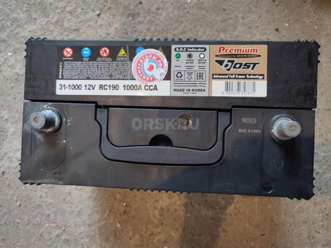 Аккумулятор BOST PREMIUM 115D31R 100L 800A, 306x172x220. - Орск