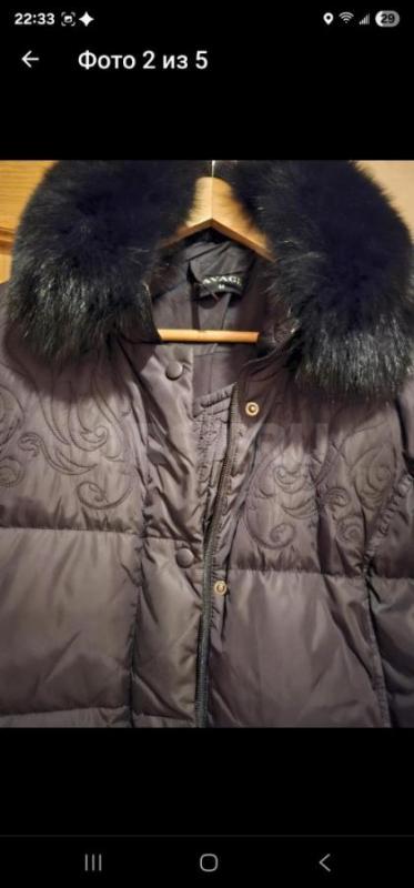 Пуховик теплый с капюшоном и воротником,44 размер,в хорошем состоянии,носили мало. - Орск