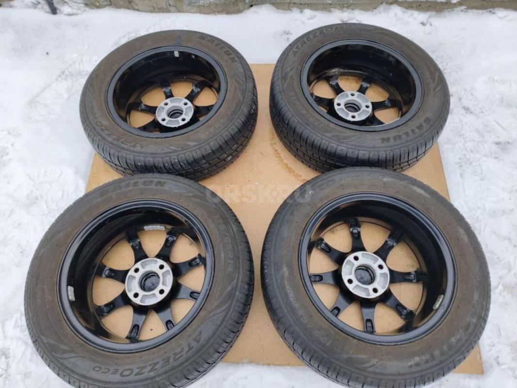Продам комплект новой летней резине на новых литых дисках. - Орск