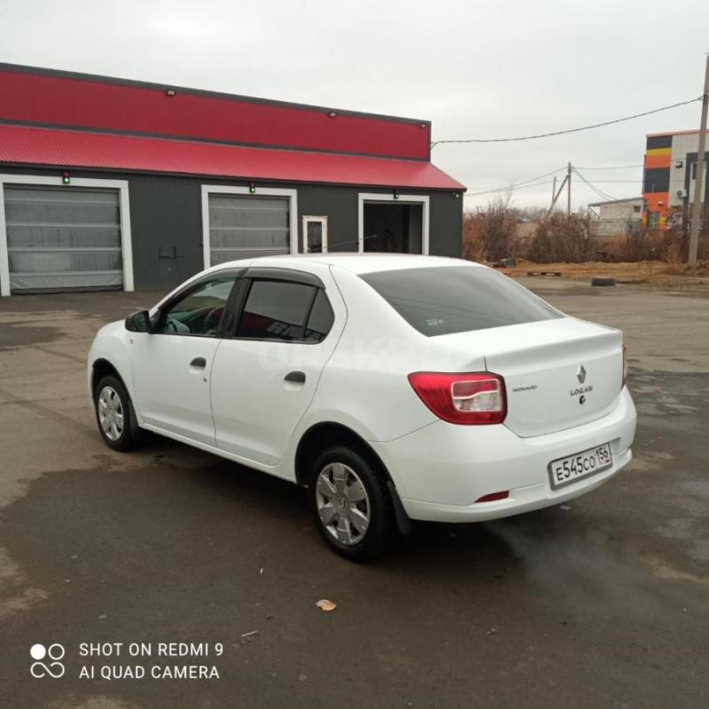 Рено логан 2 , белый цвет, собственник - Орск