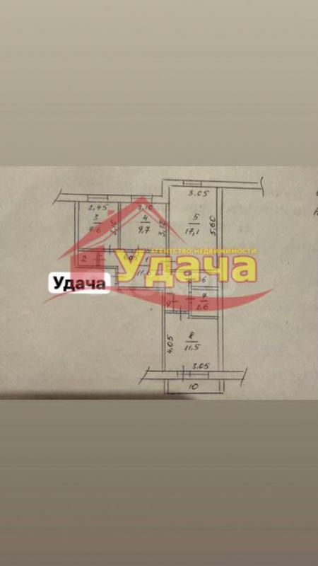Продается 3-х комнатная квартира улучшенной планировки с развитой инфраструктурой, на 6-том этаже 9- - Орск