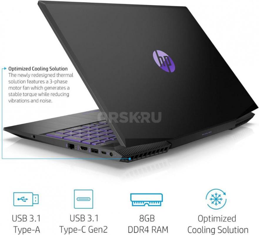 Игровой ноутбук HP Pavilion Gaming Laptop 15-cx0074tx
Оперативка 16гб. - Гай