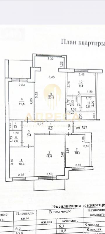 Продаётся просторная пятикомнатная квартира, общей площадью 105кв. - Оренбург