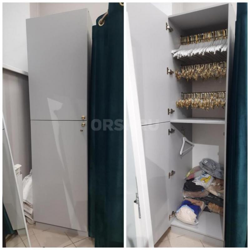 1) Стойки рейлы под одежду в количестве 5 шт в 3 вариантах: д×ш×в, цена за шт, возможно есть потёрто - Орск