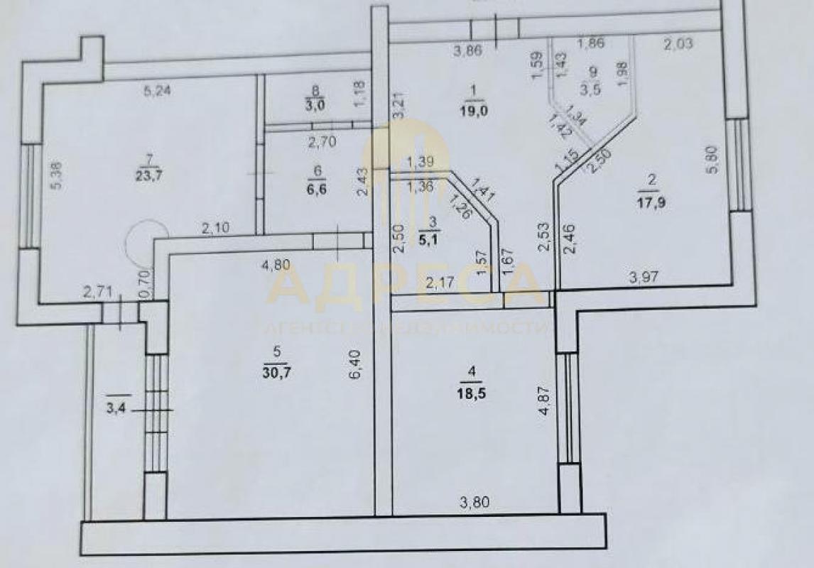 Продаётся 3‑комнатная квартираАдрес: г. - Оренбург
