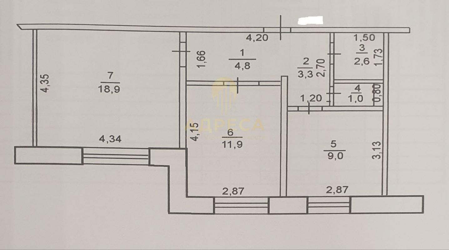 ПРЕДЛАГАЕМ ВАШЕМУ ВНИМАНИЮ ПРОСТОРНУЮ И УЮТНУЮ ДВУХКОМНАТНУЮ КВАРТИРУ! - Оренбург