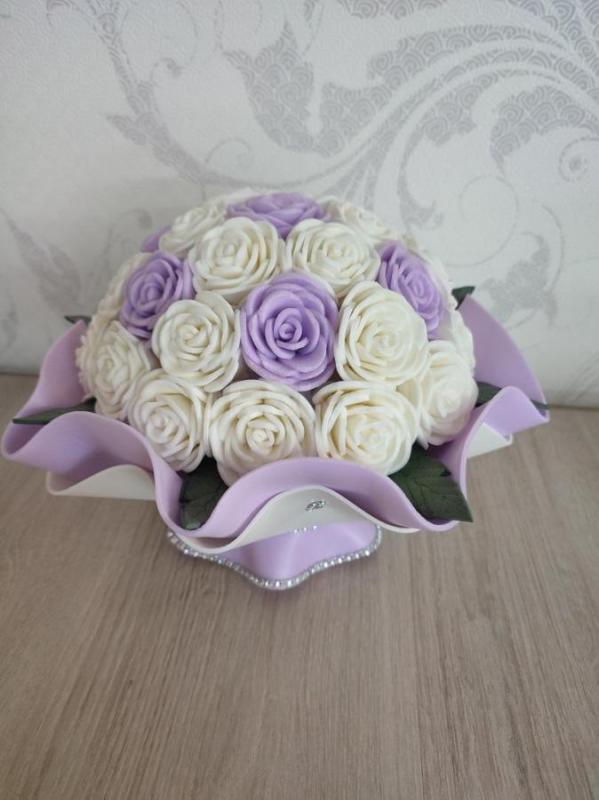 Настольный светильник-букет ,светится полностью шар. - Орск