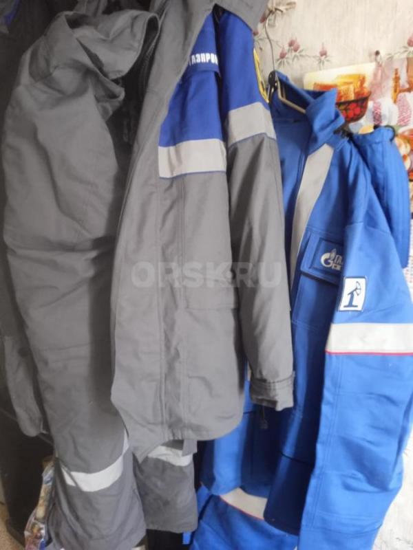 Летний газпромовский костюм из 3 предметов(куртка,жилет,комбензон) сине-серого цвета в отл. сост. - Орск