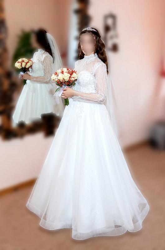 Предлагаю Вашему вниманию изысканное свадебное платье, которое ждет свою новую обладательницу. - Гай