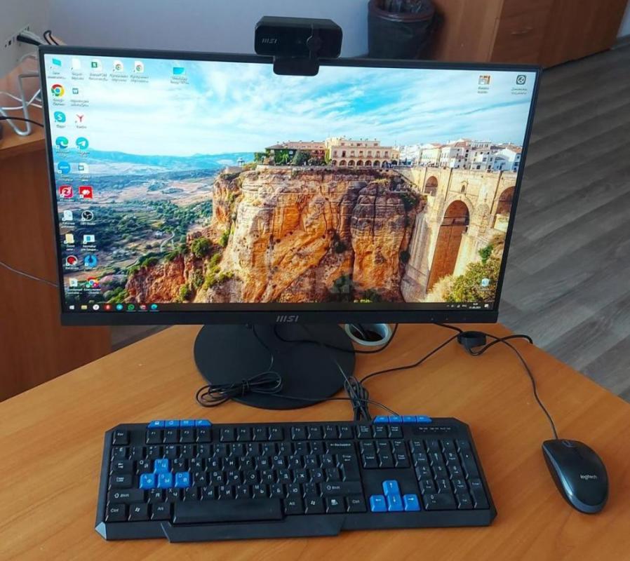 Моноблок MSI: экран 22 дюйма (большой), процессор Intel Core I3, Оперативная память 8 Гб, диск SSD 2 - Орск
