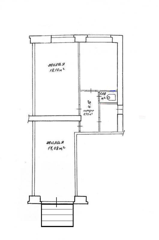 Отдельный вход, Площадь помещения 50 м2, состоит из 3 кабинетов, 1 кабинет 18 м2,2 кабинет 20 м2,  3 - Новотроицк
