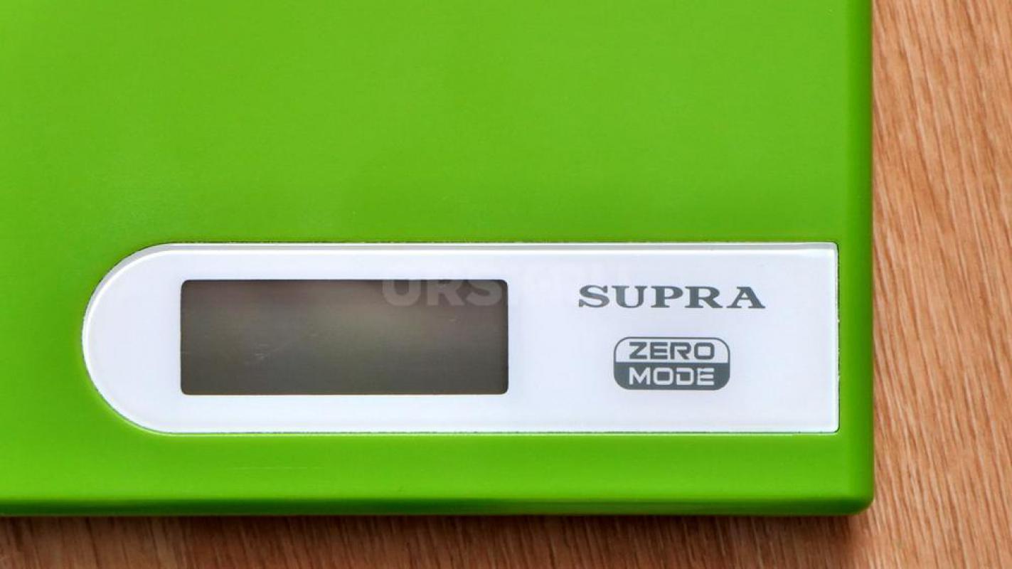 Куxoнные весы SUРRА ВSS-4100

•	Максимальная нагрузка: 5 кг
•	Единица шкалы измерения: 1 г
•	Изм - Орск