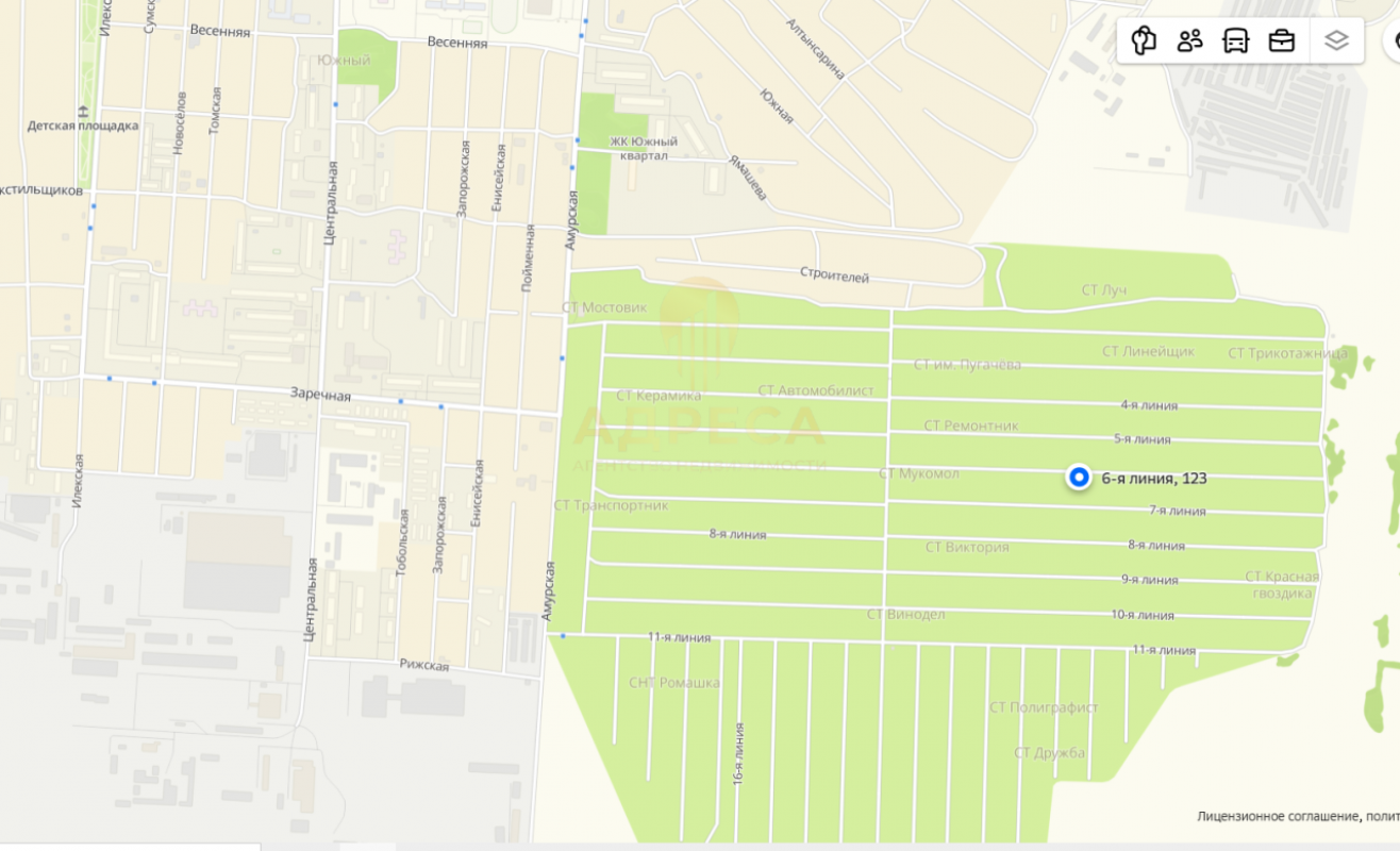 Весенний сельсовет, снт карачи, с/т, Буревестник, 6 -ая Линия, участок № 123Продажа участка. - Оренбург