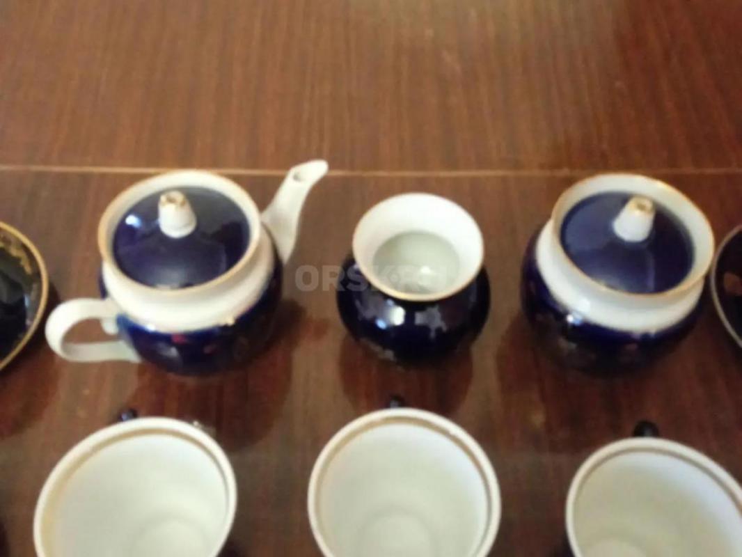 Набор чайного фарфорового сервиза. - Орск