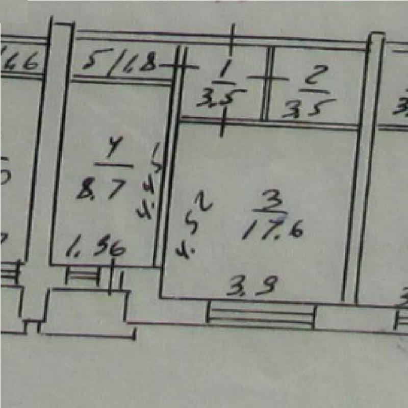 Просторная однокомнатная квартира в кирпичном доме. - Новотроицк
