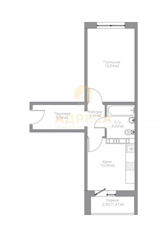 Ипoтeкa 6% , Первоначальный взнос 20%!
🏢 Однокомнатная квартира 38,5 м&sup2; в ЖК &laquo;Мар - Оренбург