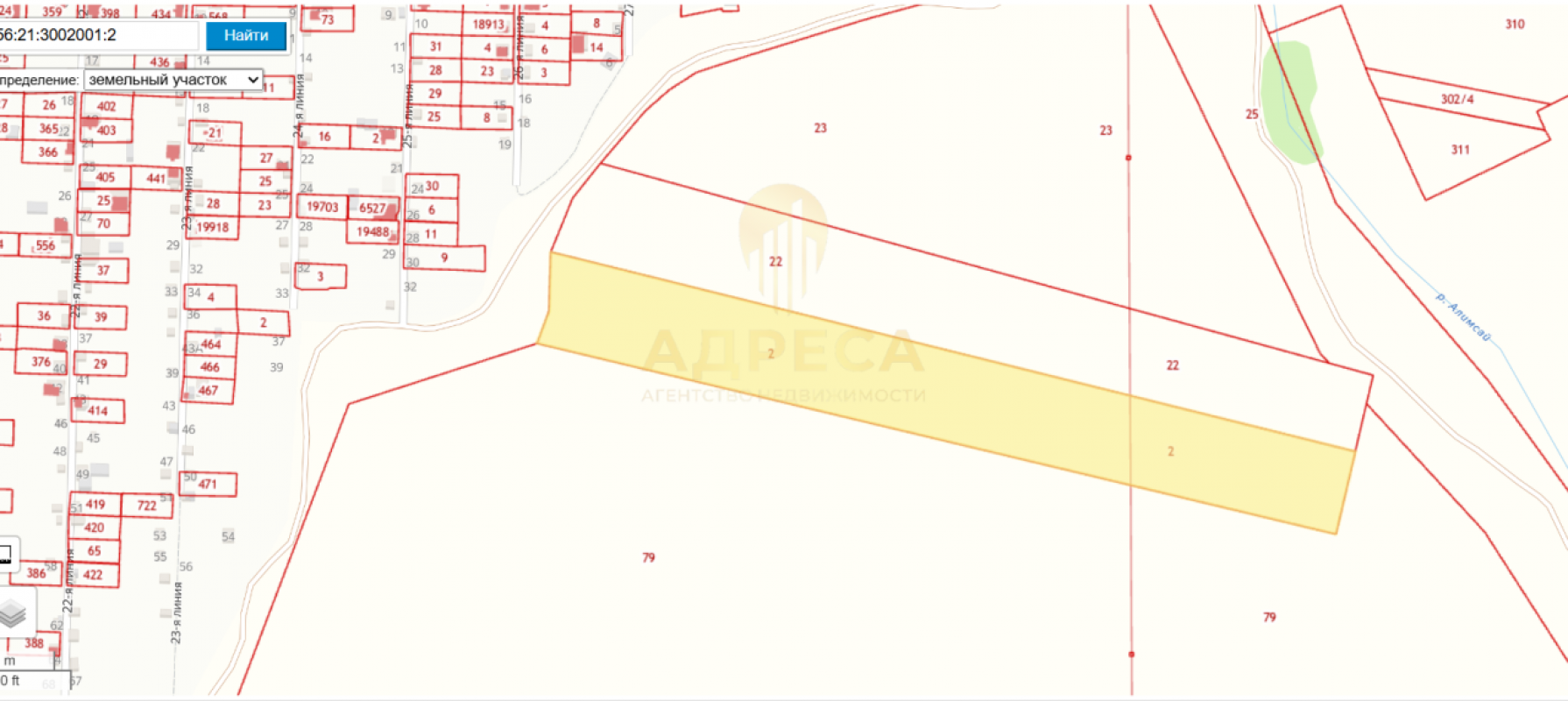 Продажа участка р-н Оренбургский , с/с Весенний, с/т  "Солнечный", Линия 9, участок № 6. - Оренбург