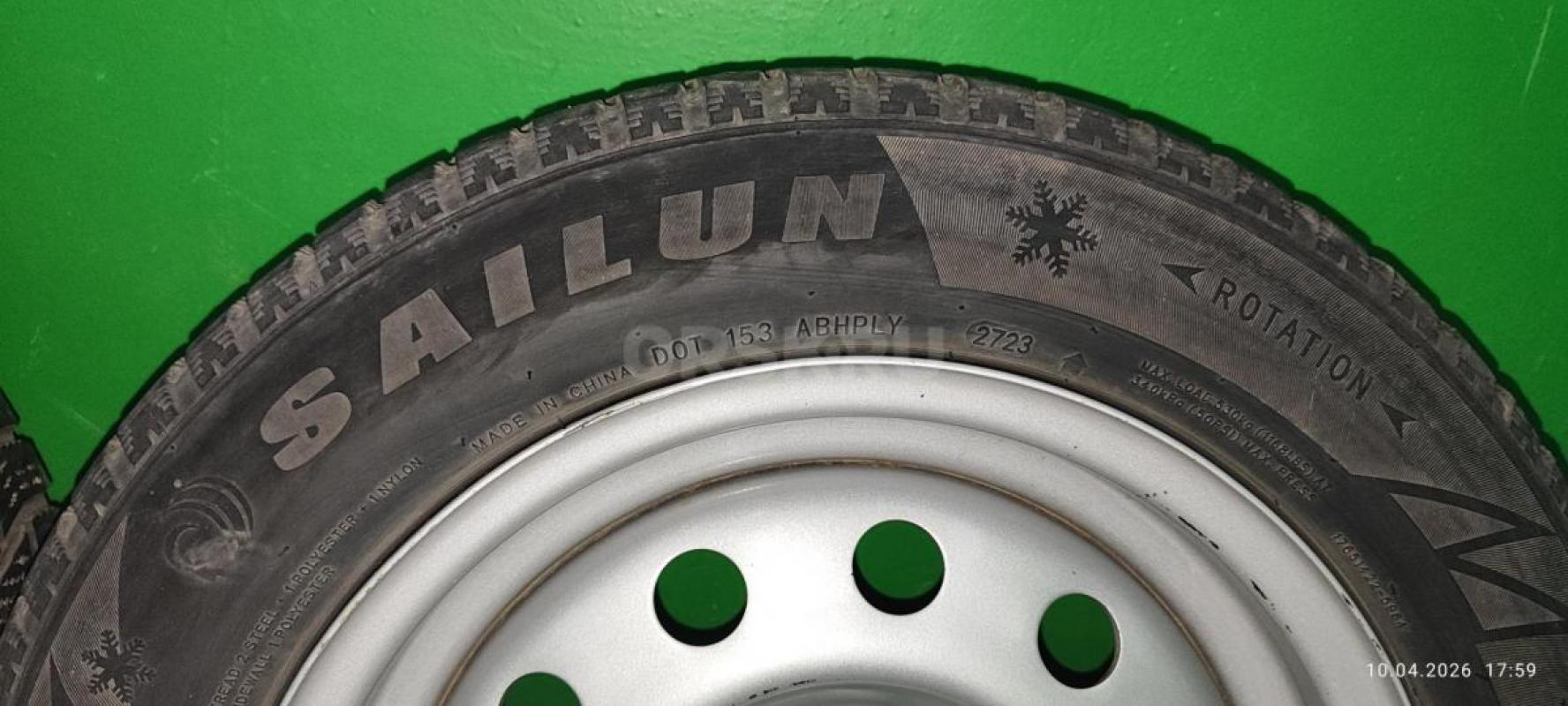 Комплект колёс 175/65 с дисками R14, зима без шипов. - Орск