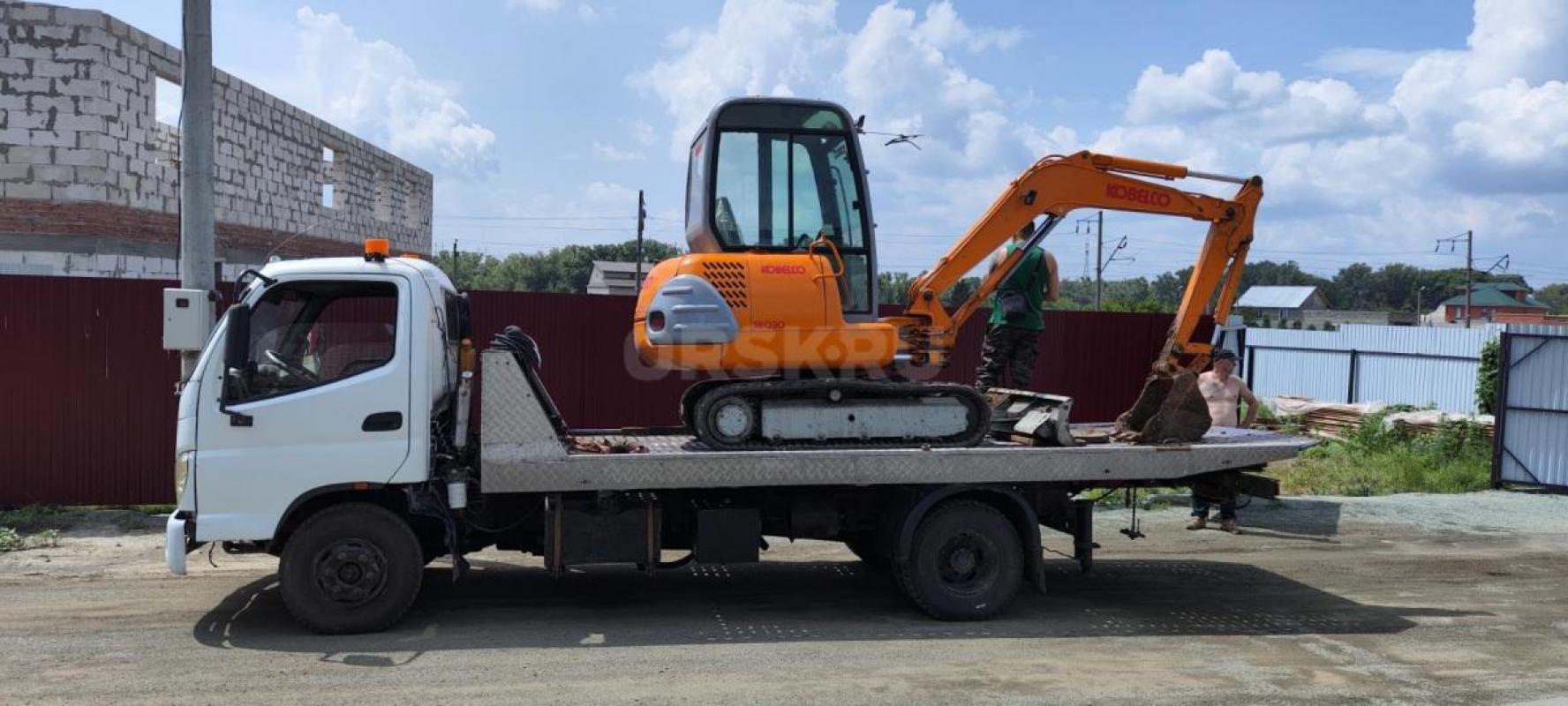 Эвакуатор со сдвижной гидравлической платформой до 5 тонн. - Орск