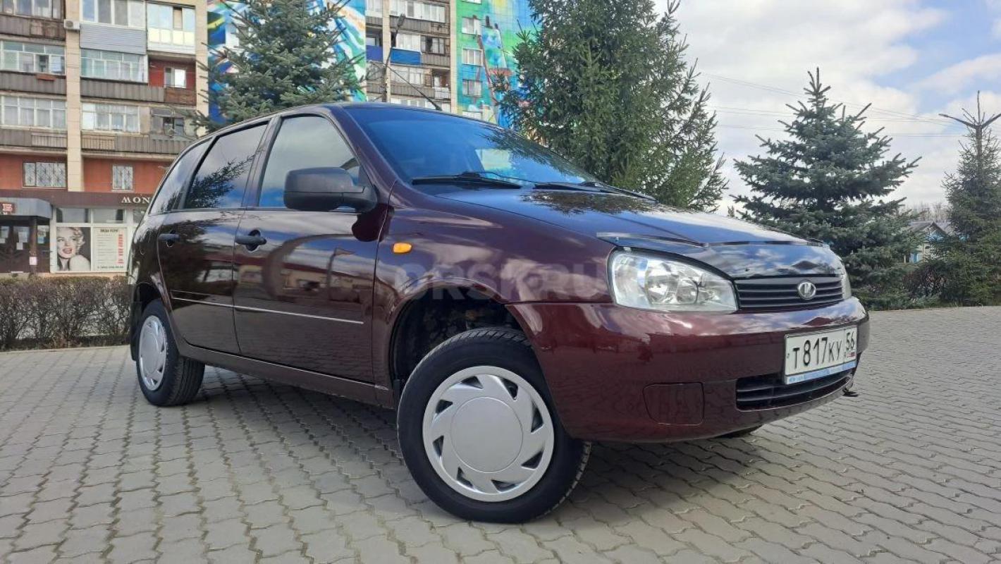 Лада Калина в прекрасном состоянии, в красивом редком цвете портвейн, без дтп и с родным пробегом вс - Орск