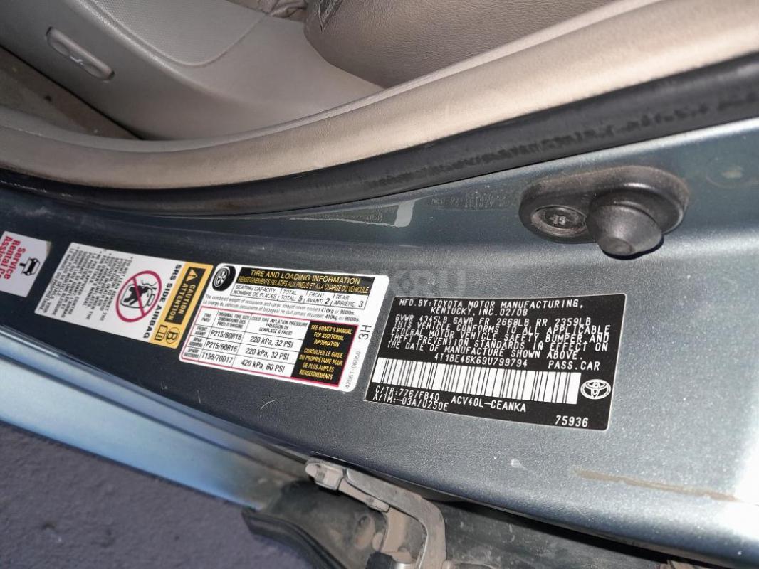 Toyota CAMRY 2008 года. - Гай