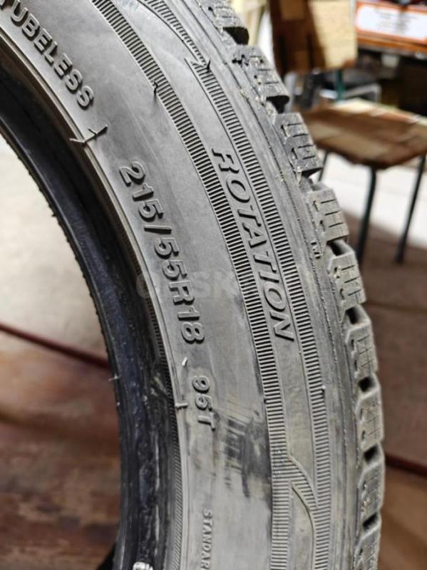 Зима 215/55/ R18 один сезон, состояние идеальное. - Орск