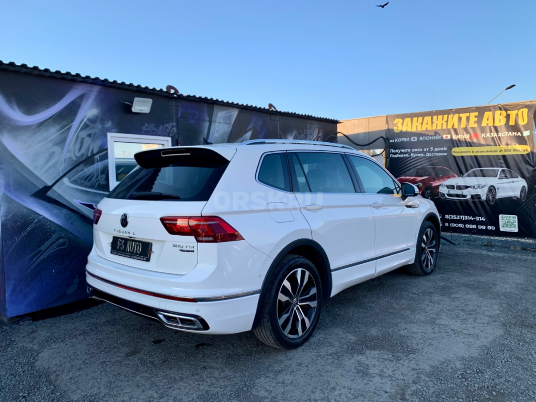 В продаже Volkswagen Tiguan L 2.0 бензин (220 л.с.)
2021 года выпуска. - Орск