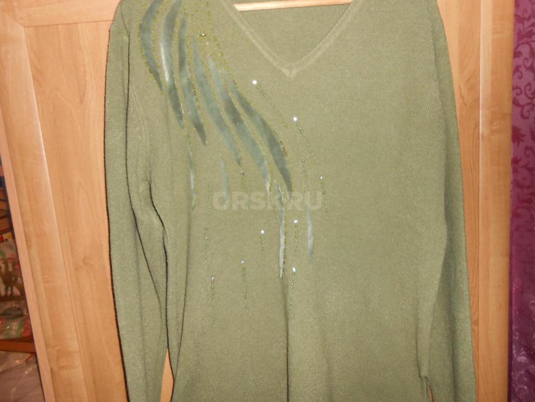 костюм 58 размер новый-юбка прямая туника  пуловер - Орск