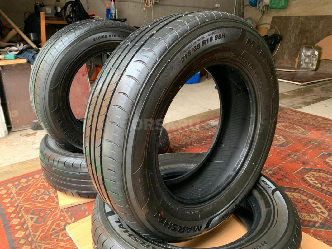 Продам комплект летних импортных шин Маршал в идеальном состоянии. - Орск