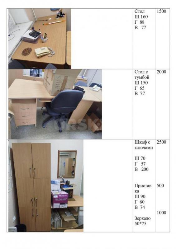 Реализуем б/у мебель: компьютерные столы, шкафы, стеллажи, тумбы, зеркала, сейфы. - Орск