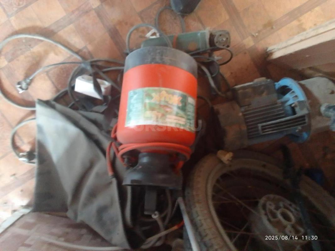 Опрыскиватель садовый " Жук" б, у в рабочем состоянии две телескопички  для деревь - Орск