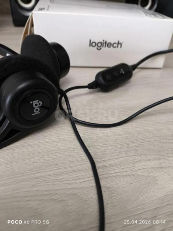 Продам USB гарнитуру Logitech 960 в отличном состоянии , чистое акустическое  звучание ,микрофон раб - Орск