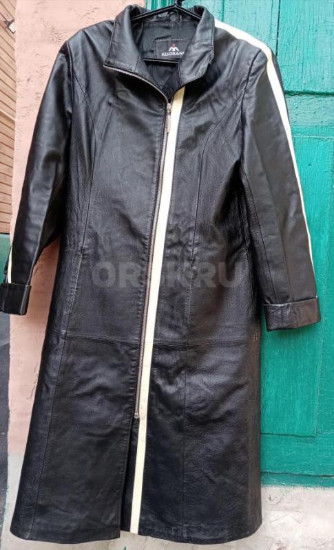 Плащ кожаный р. 44-46, состояние хорошее - Орск
