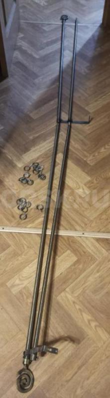 Карниз /гардина для штор двухрядный металлический под бронзу д

Длина 240 см 5 мм или 2,4м плюс 5 - Орск